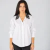 camisa-ml-cu-encaje-411-negro-frente Camisa manga larga con cuello y encaje – Negro