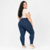 Leggings jeans moldeador plus size – Azul Oscuro