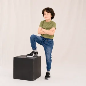 Pantalon jogger jean niños unisex
