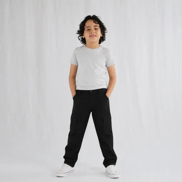 Pantalon sarga cargo