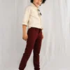 Pantalon sarga sports para niños – Bordo