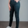 Pantalón sport chino cintura alta – Azul