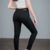 Pantalón sport chino cintura alta – Negro