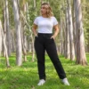 Pantalón sport chino plus size – Negro