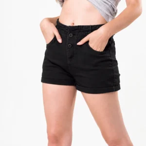 Short sarga baggy – Negro