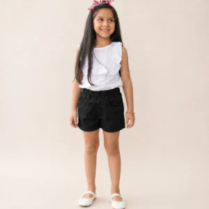 short-sarga-baggy-nena-k-719-negro Short Sarga Baggy Nena