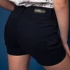 Short sarga cargo – Negro