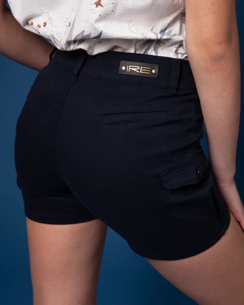 Short sarga cargo – Negro